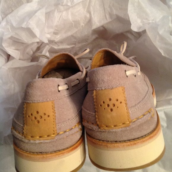 Cole Haan men\'s Pinch Camp Tan Suede Moccasin Loafers - 11.5M - New in Box main image 4